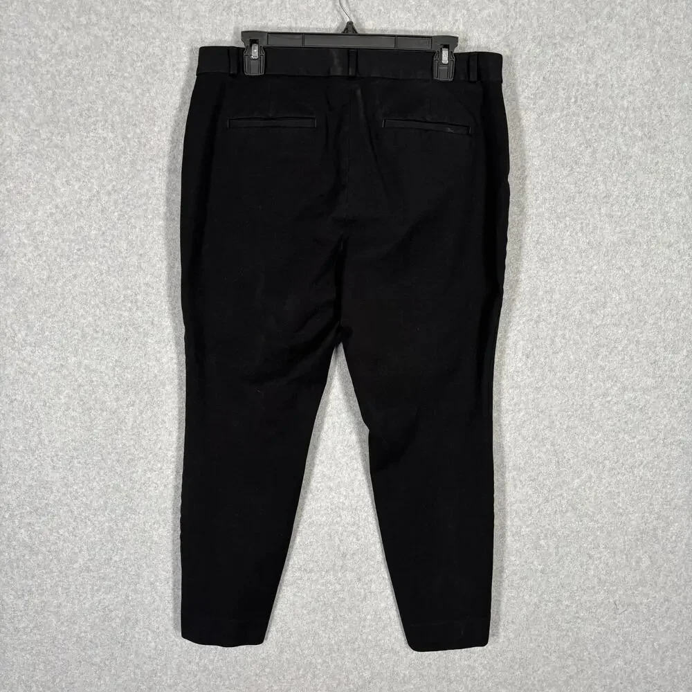Banana Republic Sloan Pants 14 Chino Cigarette‎ Pixie Capsule Career Office Crop